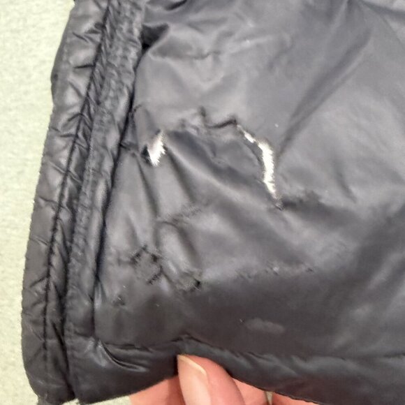 Champion C9 Puffer Jacket Mens Small Black Full Zip Goose Down Feather - Picture 5 of 8